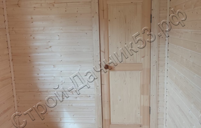 4 Каркасно-щитовой дом  Д-19, 6х6м, 36 М², Московская область, Шаховской район, ДНП Рождествено-2 (15)